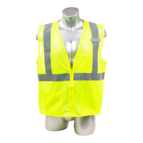 Safety Vest Lime Green  Class 2