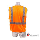 Orange SV2184FR Class 2 Vest (5 Pocket Vest)