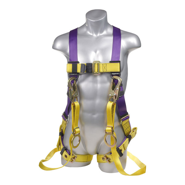 Purple Top, Yellow Heavy Duty Bottom with 5 point adjustment. Tie Back hooks. SKU H21210007223