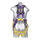 Purple Top, Black Heavy Duty Bottom with 5 point adjustment. Pass Through Chest, Back D-Rings. SKU H212100172