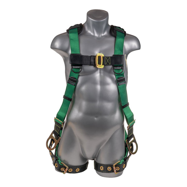 Green Top, Black Heavy Duty Bottom with 5 point adjustment. Pass Through Chest. SKU H21210116