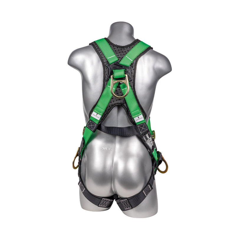 Green Top, Black Heavy Duty Bottom with 5 point adjustment. Pass Through Chest. SKU H21210116