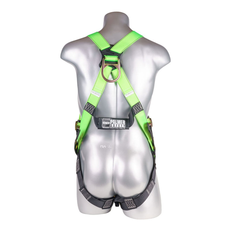High Vis Green Top, Black Heavy Duty Bottom with 5 point adjustment. SKU H222100081