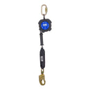 12 ft. Leading edge single Retractable galvanized cable, ¾" load indicator hook. SKU: SRL411212
