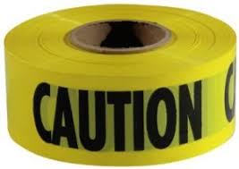 Caution Tape Yellow
