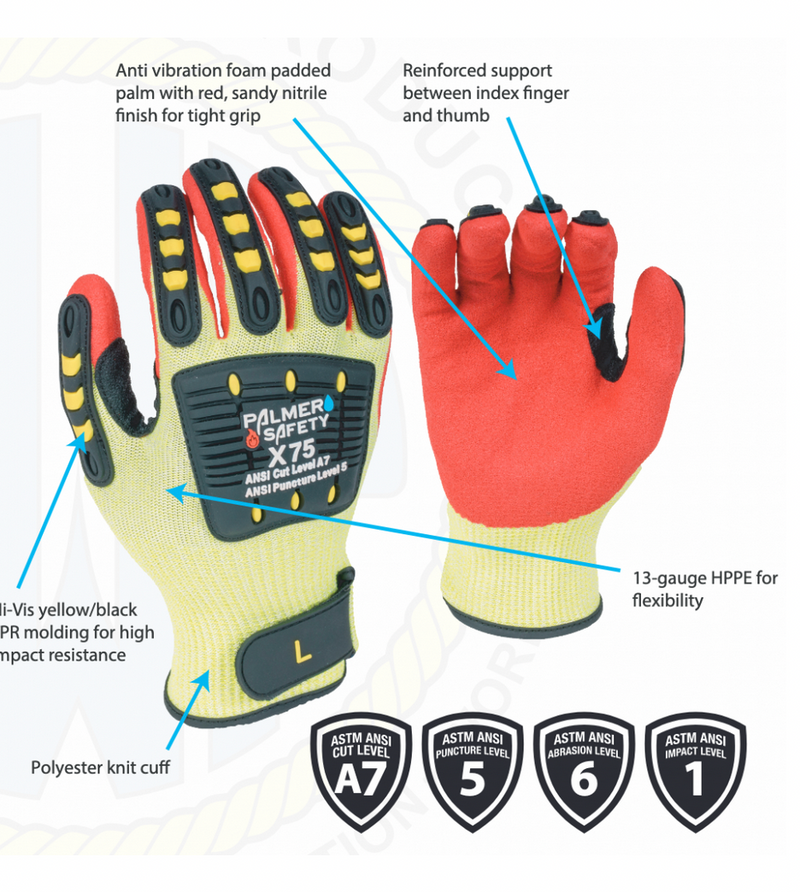 X75 Cut & Impact Glove - Per Pair