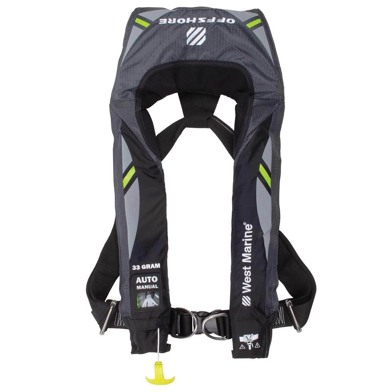 All Clear® Offshore Inflatable Life Jacket with Harness