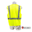 Lime Green SV2184FR Class 2 Vest (5 Pocket Vest)