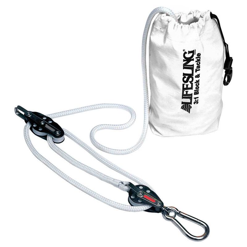 3-to-1 Lifesling Hoisting Tackle for Sailboats