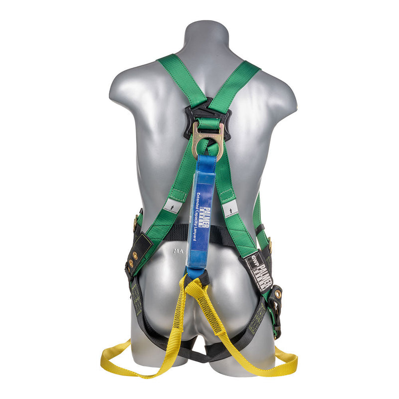 Green Top, Black Heavy Duty Bottom with 5 point adjustment, Tie Back hooks. SKU H21210006223