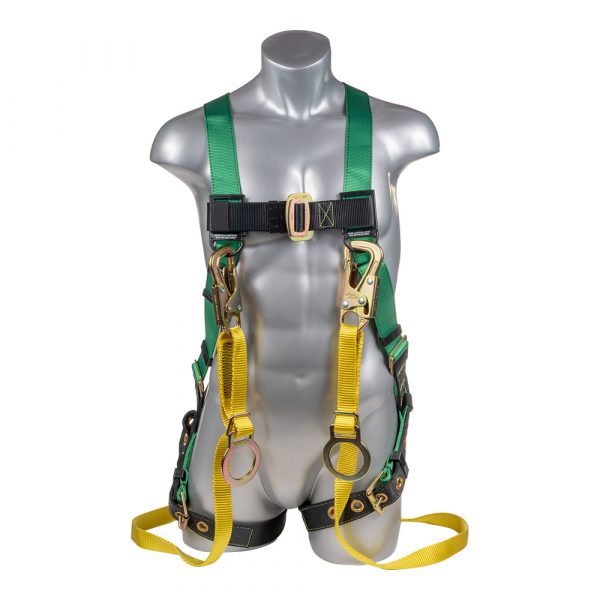 Green Top, Black Heavy Duty Bottom with 5 point adjustment, Tie Back hooks. SKU H21210006223