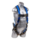 Blue Top, Black Heavy Duty Bottom with 5 point adjustment Quick Connect Chest, Grommet Leg. SKU H212101131