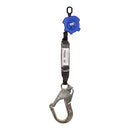6ft. Retractable web, light weight plastic housing, external shock-pack, 2¼" hook aluminum , ½" carabiner included SKU SRL121142